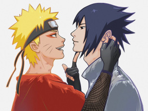 Картинка аниме naruto узумаки наруто учиха саске