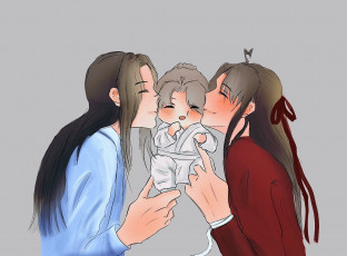 Картинка аниме mo+dao+zu+shi вэй усянь лань ванцзи ребенок