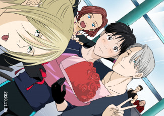 обоя аниме, yuri on ice, юрий, на, льду