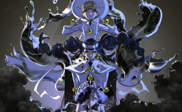 Картинка аниме магия +колдовство +halloween девушка