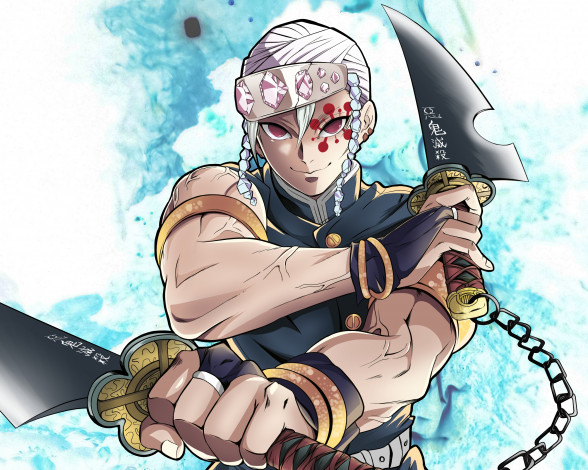 Обои картинки фото аниме, demon slayer,  kimetsu no yaiba, demon, slayer, kimetsu, no, yaiba