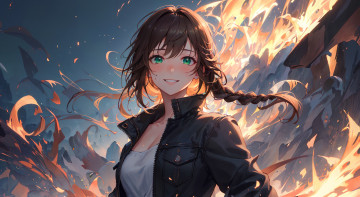 Картинка аниме unknown +другое+ нейросети графика нейроарт ai art нейронные сети рисунки нейро искусство