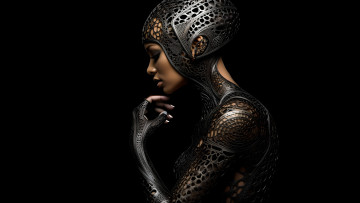 Картинка 3д+графика люди+ people нейросети графика нейроарт ai art нейронные сети рисунки нейро искусство девушка