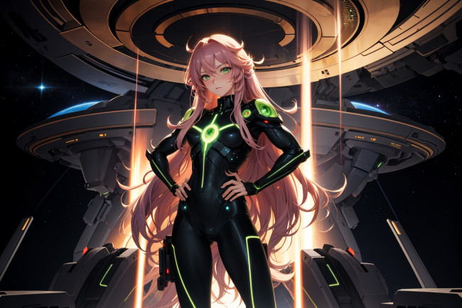 Обои картинки фото аниме, оружие,  техника,  технологии, нейросети, графика, нейроарт, ai, art, нейронные, сети, рисунки, нейро, искусство, девушка