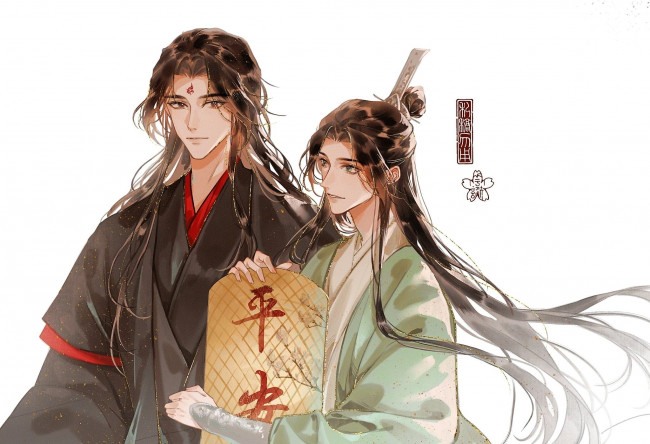 Обои картинки фото аниме, the scum villain’s , self-saving,  system, персонажи