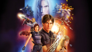 обоя видео игры, breakdown, персонажи, оружие, машина