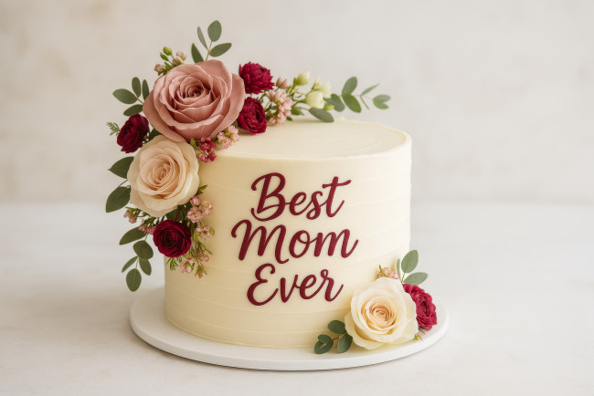 Обои картинки фото 3д графика, праздники , holidays, торт, надпись