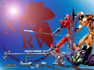 Картинка аниме evangelion