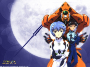 Картинка аниме evangelion