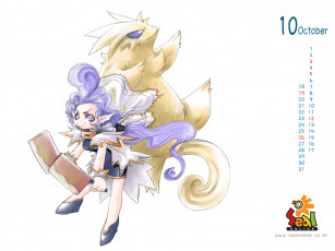 обоя календари, аниме