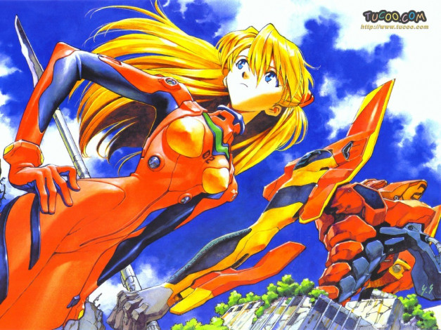 Обои картинки фото аниме, evangelion