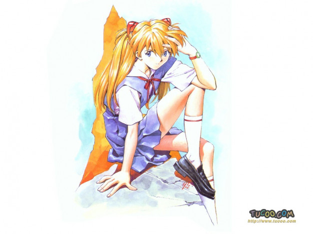 Обои картинки фото аниме, evangelion