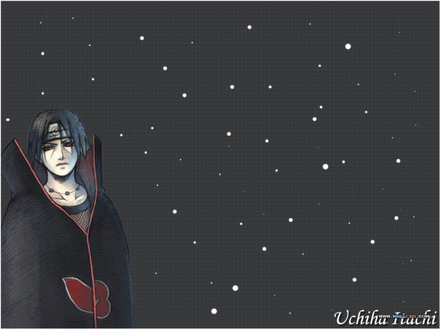 Обои картинки фото аниме, naruto, uchiha, itachi, akatsuki, shinobi