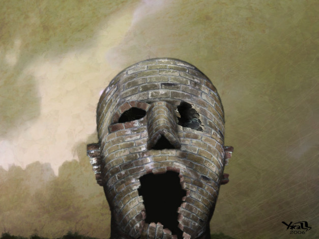 Обои картинки фото безмолвный, крик, рисованные, другое