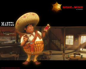 обоя люк, люси, техасские, рейнджеры, мультфильмы, suske, en, wiske, de, texas, rakkers