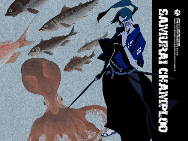 Обои картинки фото аниме, samurai, champloo