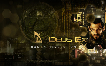 обоя deus, ex, human, revolution, видео, игры