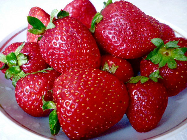 Обои картинки фото еда, клубника, земляника
