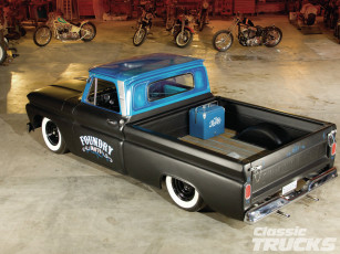 Картинка 1964 chevrolet c10 автомобили custom pick up