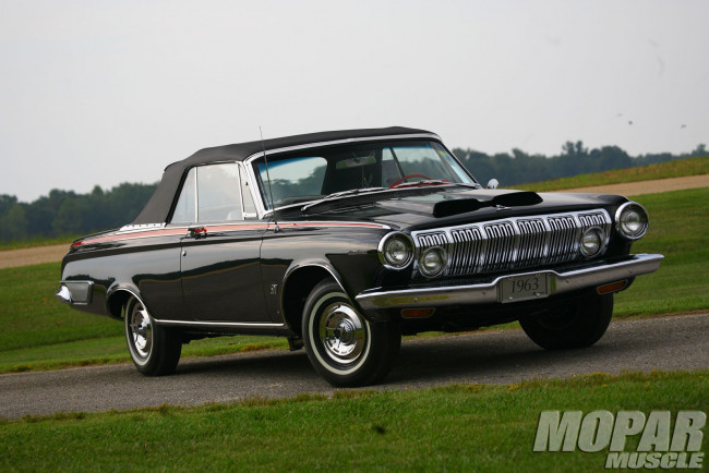 Обои картинки фото 1963, dodge, polara, 500, convertible, автомобили