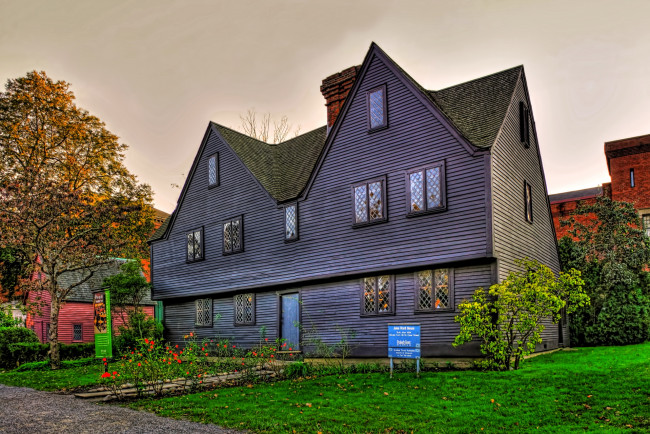 Обои картинки фото massachusetts, сша, города, здания, дома, сумерки, дом