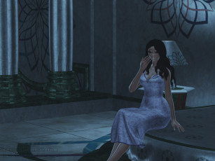 Картинка 3д графика people люди комната девушка