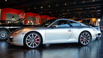 Картинка porsche 911 carrera автомобили выставки уличные фото германия спортивные элитные dr ing h c f ag