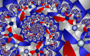 Картинка 3д графика fractal фракталы фон узор цвета