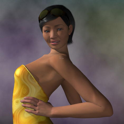 Обои картинки фото 3д, графика, people, люди, взгляд