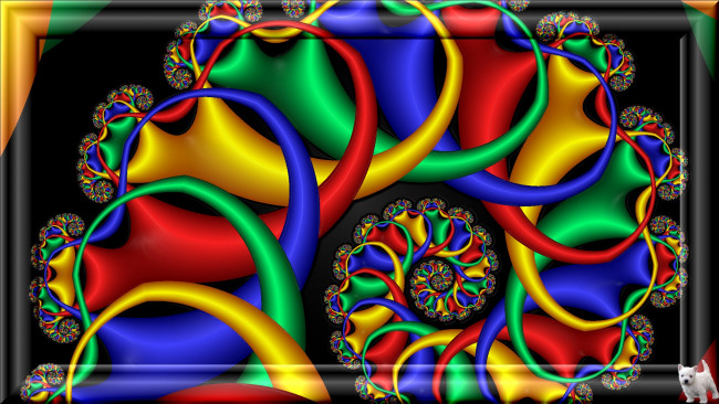 Обои картинки фото 3д, графика, fractal, фракталы, узор, фон, цвета