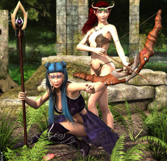 Картинка 3д+графика существа+ creatures кастаника оружие