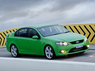 обоя автомобили, ford, falcon, xr6, turbo, fg, зеленый