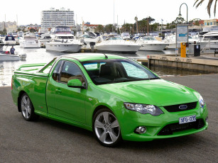 Картинка автомобили ford fg ute xr8 falcon зеленый