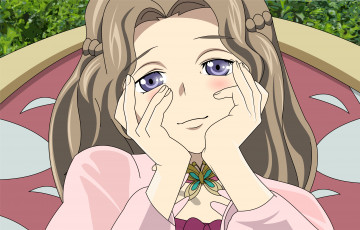 Картинка аниме code+geass взгляд код гиас девочка лицо