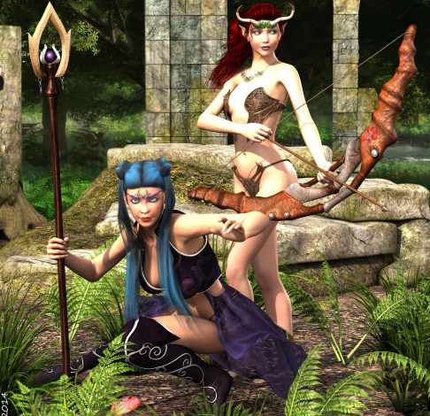 Обои картинки фото 3д графика, существа , creatures, кастаника, оружие