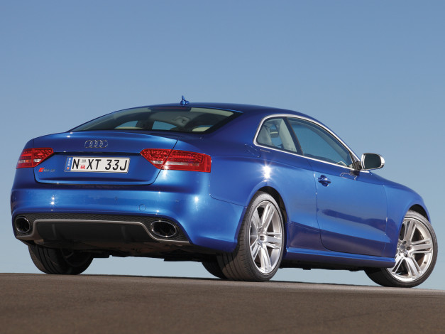 Обои картинки фото автомобили, audi, rs, 5, coupe, au-spec, синий