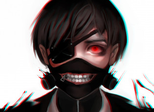 Картинка аниме tokyo+ghoul kaneki ken