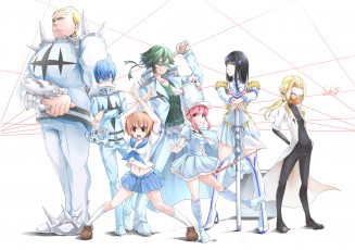 Картинка аниме kill+la+kill kill la kiryuuin satsuki mankanshoku mako sanageyama uzu jakuzure nonon inumuta houka gamagoori ira iori shirou suikaxd