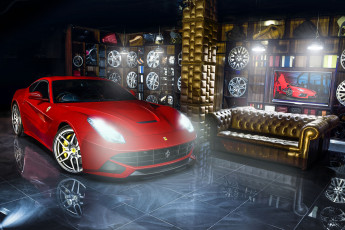 Картинка ferrari+f12 автомобили ferrari спорткар