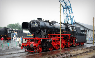 Картинка техника паровозы железная дорога рельсы паровоз