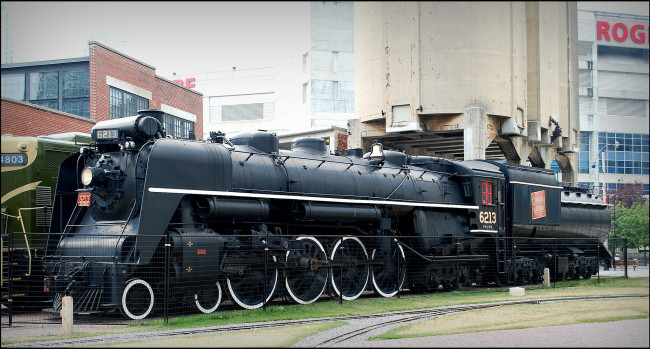 Обои картинки фото техника, паровозы, дорога, паровоз, рельсы, железная