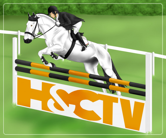 Обои картинки фото рисованное, животные,  лошади, фон, лошадь, всадник