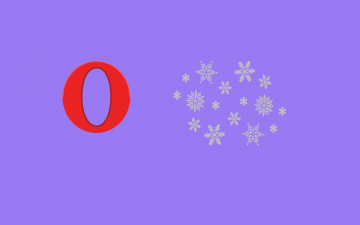 обоя компьютеры, opera, логотип, фон
