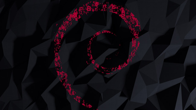 Обои картинки фото компьютеры, debian, логотип, фон