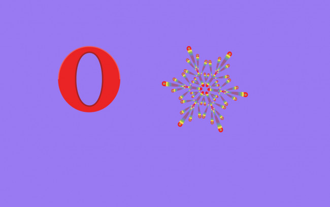 Обои картинки фото компьютеры, opera, логотип, фон