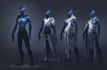 Картинка фэнтези существа существо взгляд фон