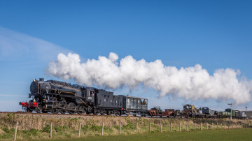 обоя техника, паровозы, состав, локомотив