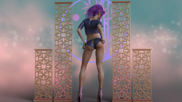 Картинка 3д+графика эльфы+ elves эльфийка фон взгляд