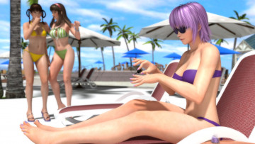 Картинка 3д+графика люди+ people девушка взгляд фон