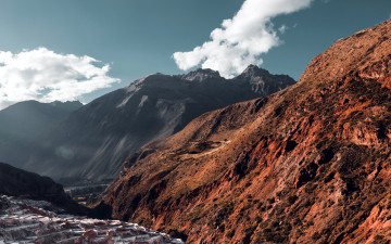 Картинка природа горы облака